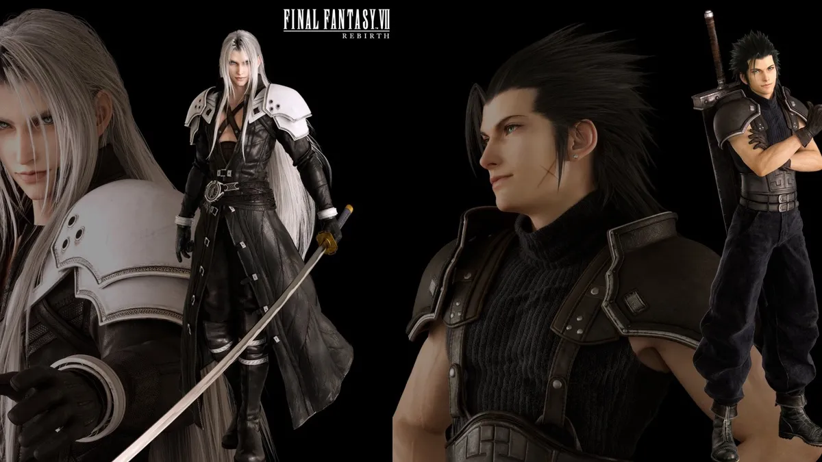 New Character Profiles of Zack and Sephiroth in FFVII Rebirth