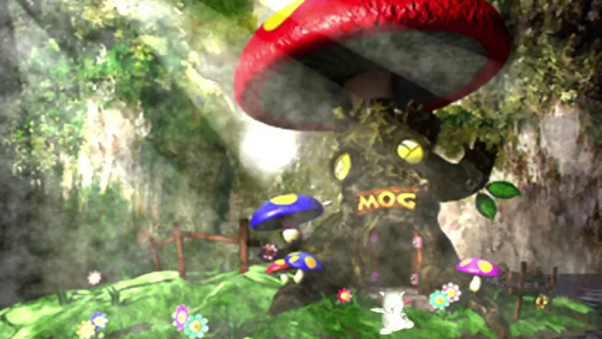 Screenshot of the Mog House in Final Fantasy 7