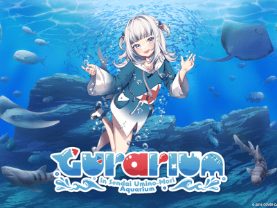 Gawr Gura hosting Gurarium in Sendai Umino-Mori Aquarium