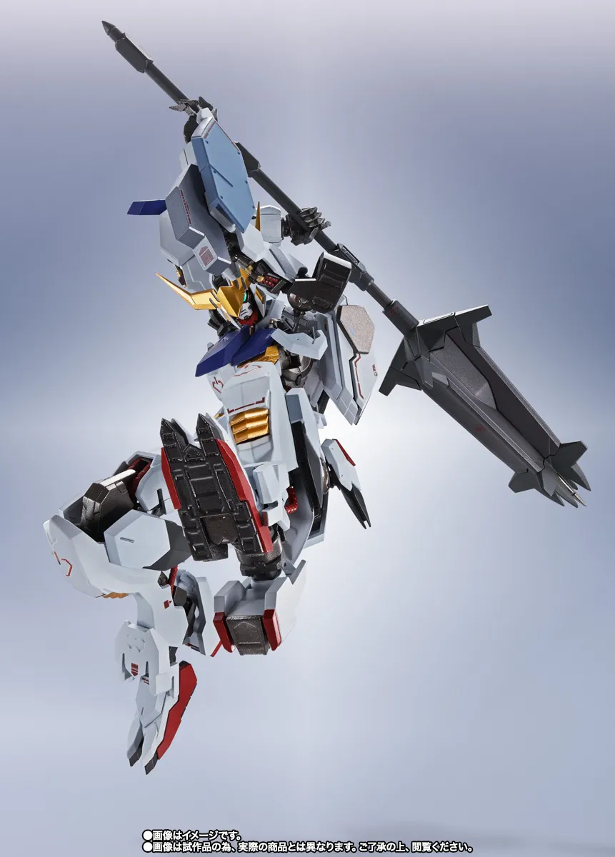 Gundam Barbatos Metal Robot Spirits 1 - jumping mace attack