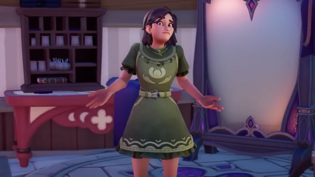 Screenshot of Change Appearance animation in Palia