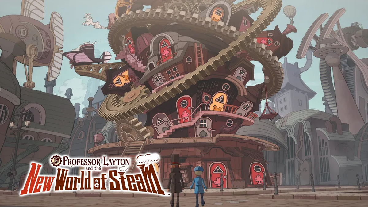 Professor Layton and the New World of Steam Release Date Gameplay