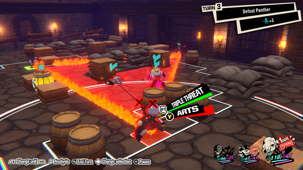 All-Out Attack in Persona 5 Tactica