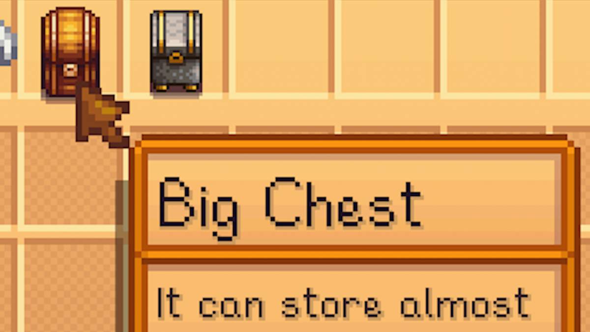 Big Chest Coming to Stardew Valley in Update 1.6