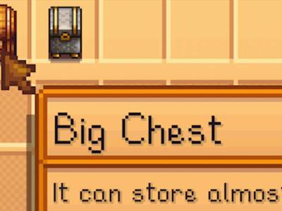 Big Chest Coming to Stardew Valley in Update 1.6