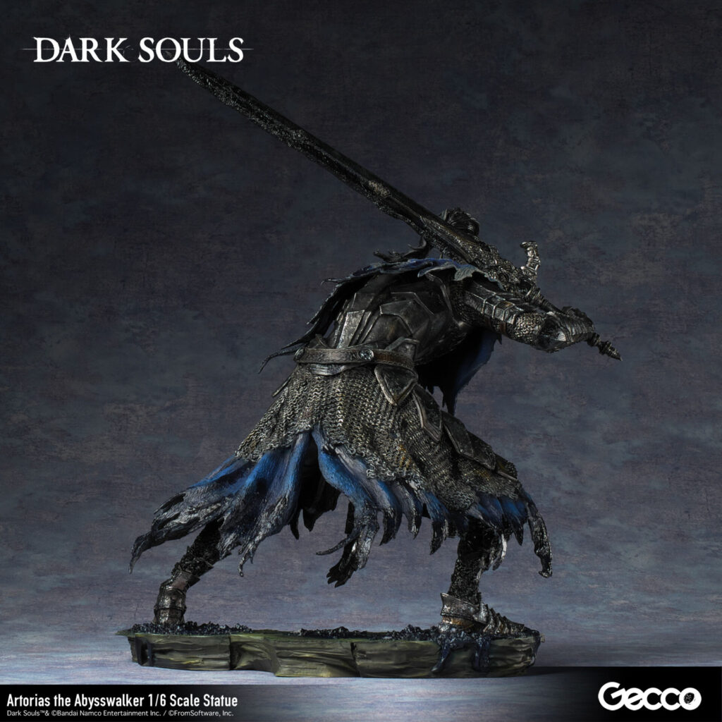 Dark Souls Artorias the Abysswalker statue - back