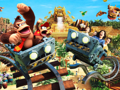 Donkey Kong Country Mine Cart Madness in Universal Studios Japan USJ Super Nintendo World