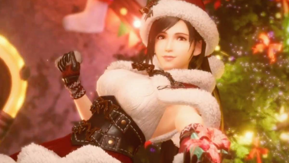 FFVII Ever Crisis Christmas Tifa and Lucia Live Wallpapers Shown