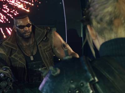 Final Fantasy VII Rebirth and FFVII Barret and Cloud Date Night Screenshots