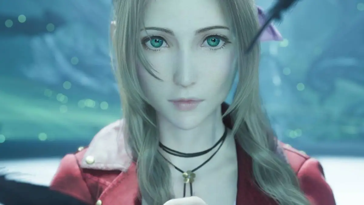 Final Fantasy VII Rebirth and FFVII Screenshots Compare Aerith Praying