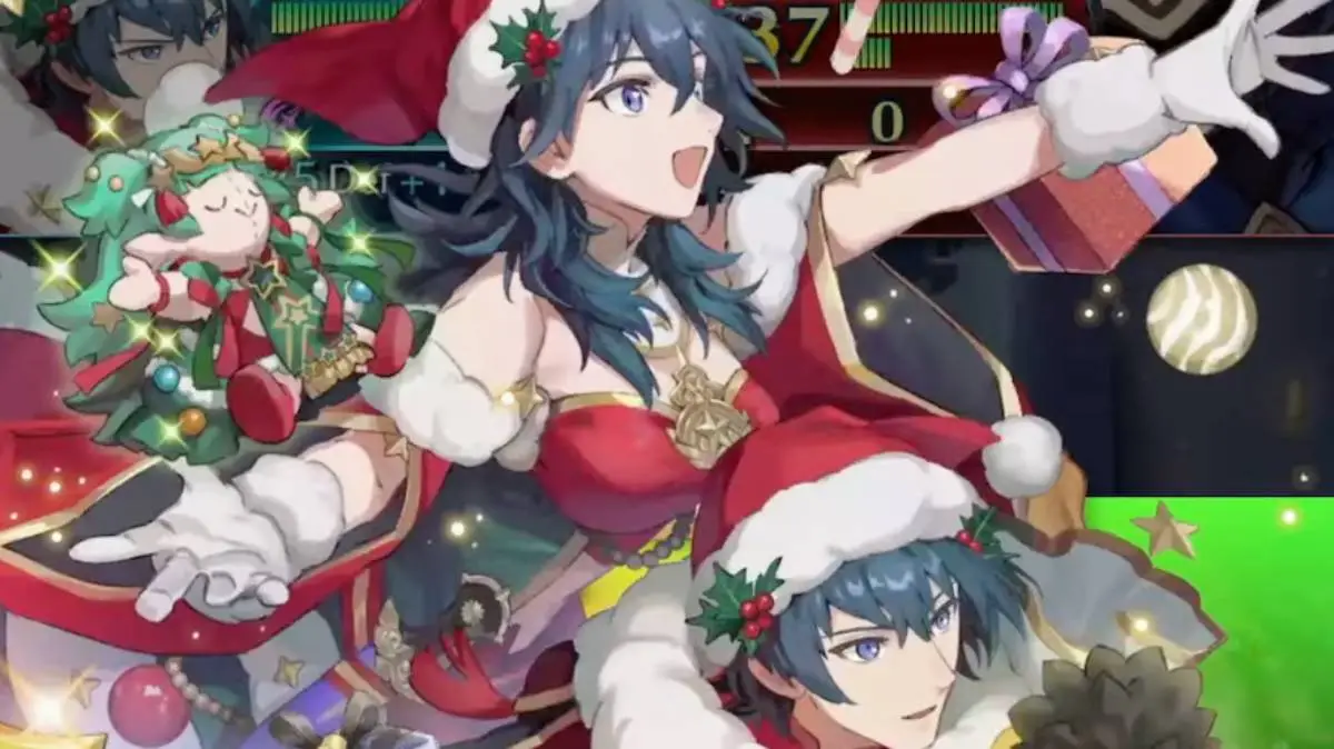 Fire Emblem Heroes Christmas Banner Stars Three Houses Characters