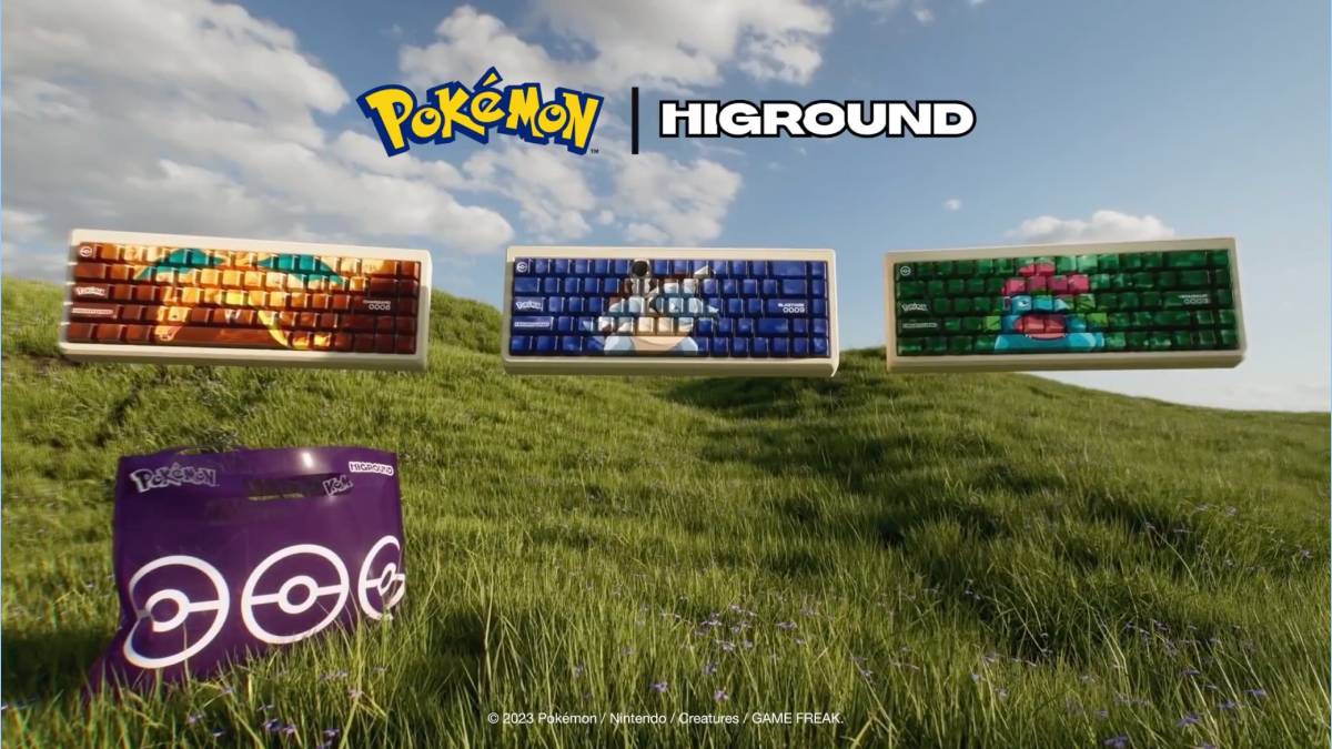 Higround Pokemon Keyboards, Mousepads, and Jelly Bag Announced