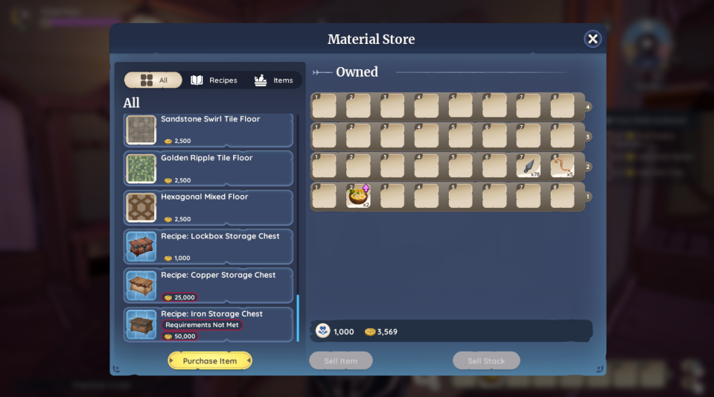 How to Increase Storage Space Palia