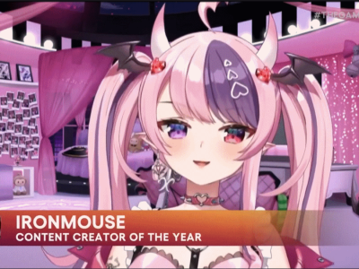 Ironmouse Wins Content Creator of the Year