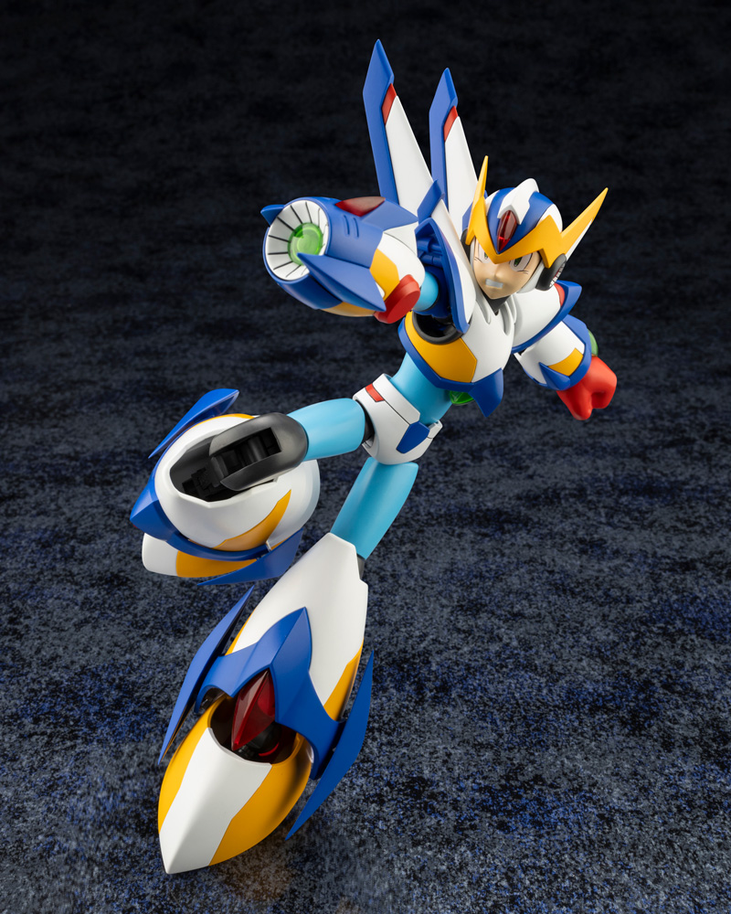 Mega Man X Falcon Armor model kit - shooting buster