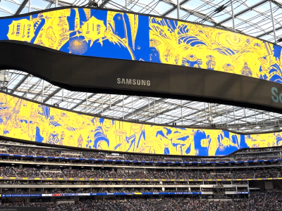 feature: One Piece Steals the Show at LA Rams vs Cleveland Browns Game