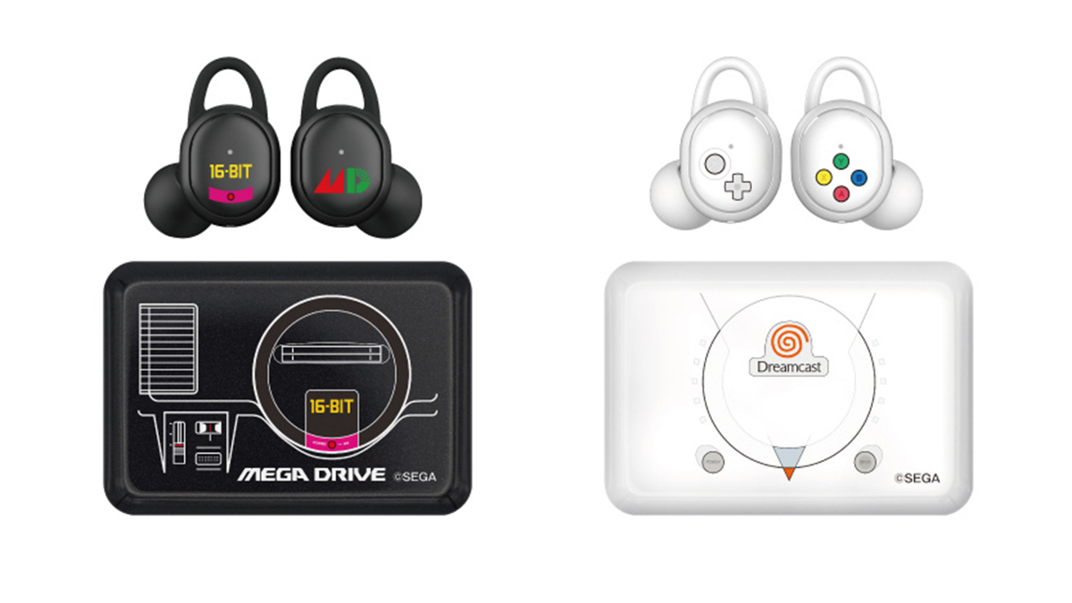 Sega Genesis and Dreamcast Inspired Wireless Earphones Announced