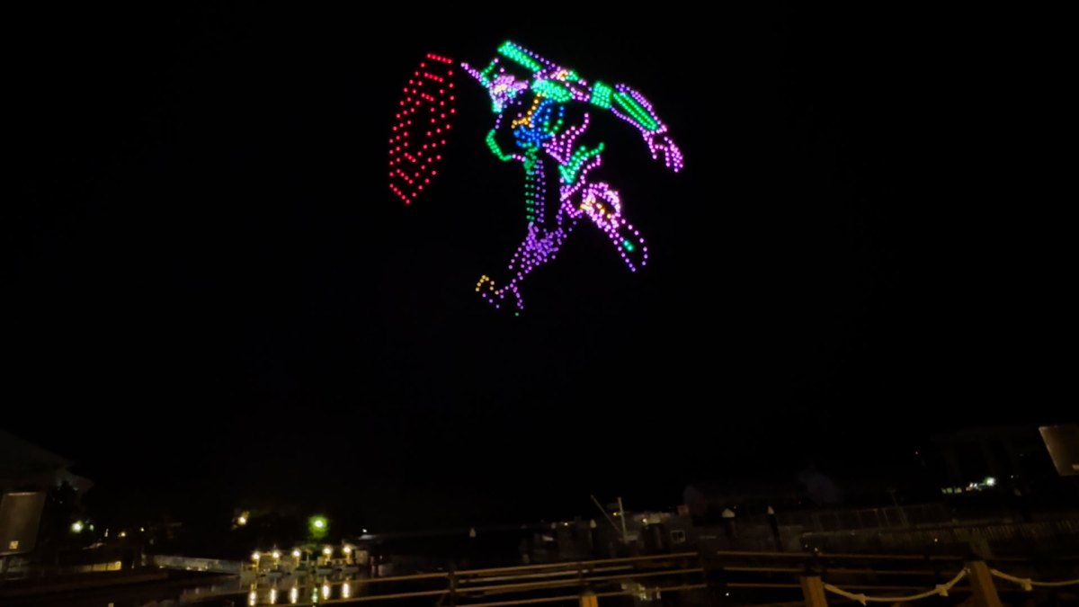 Stardance Parade Drones Make Demon Slayer and Evangelion Characters