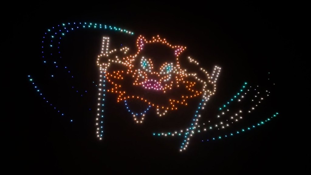 Stardance Parade Drones Make Demon Slayer and Evangelion Characters