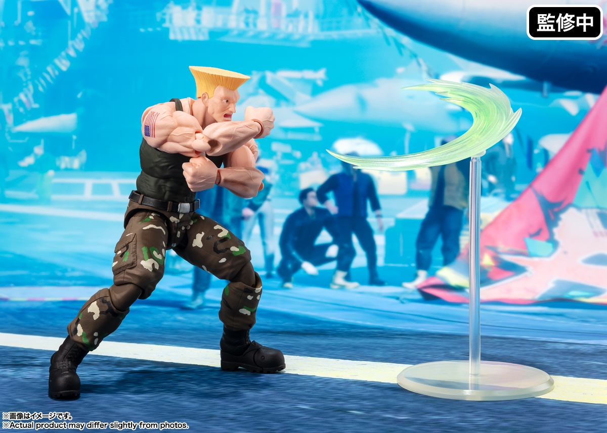 Street Fighter Guile SH Figuarts action figure - sonic boom