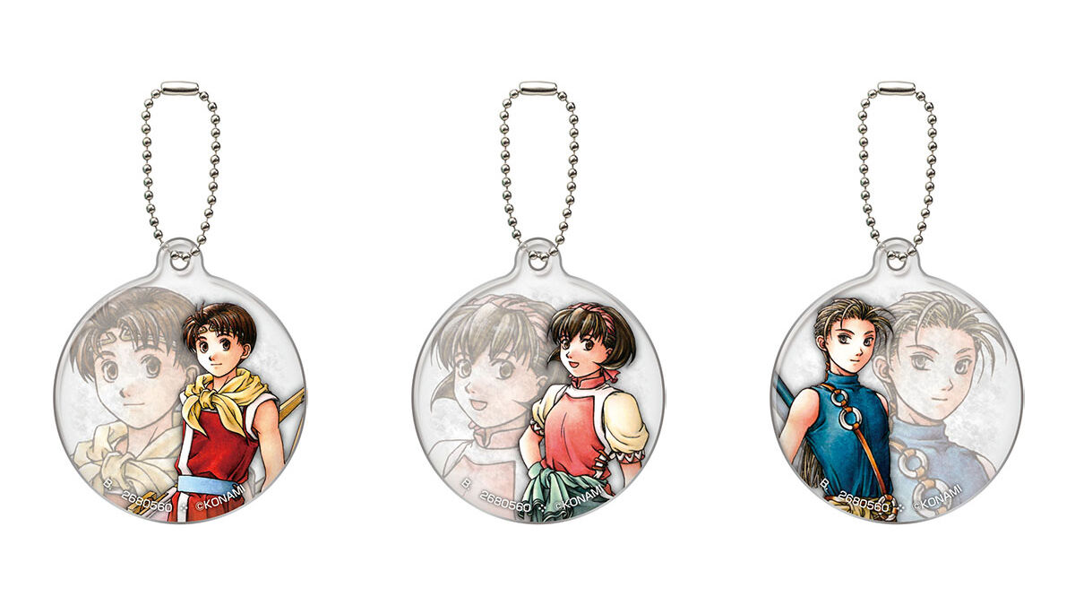 Suikoden II 25th anniversary selection acrylic charms