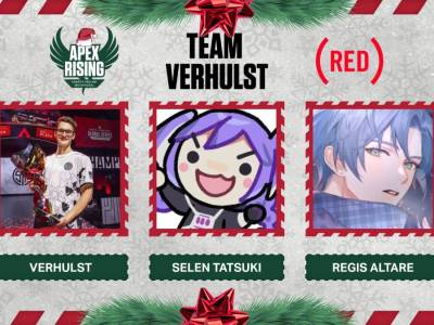 Vtubers Selen Tatsuki and Regis Altare in Apex Legends Charity Pro-Am Tournament