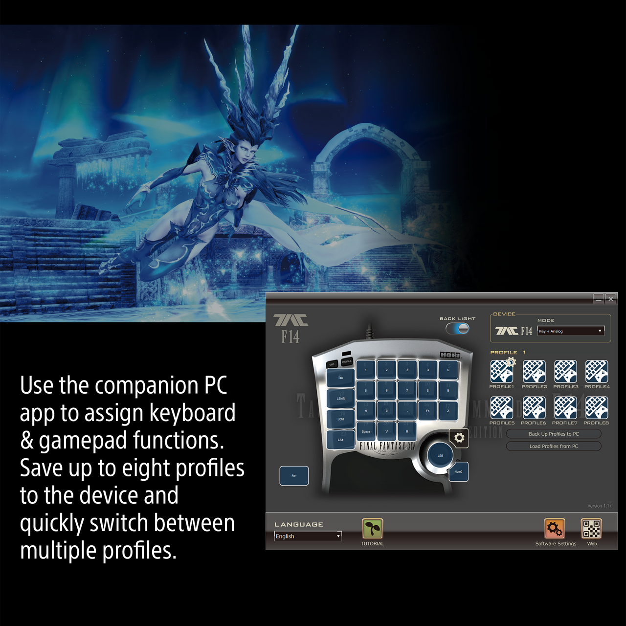 Контроллер клавиатуры FFXIV HORI Tactical Assault Commander F14 появится в апреле