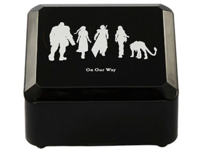 Final Fantasy music boxes include On Our Way from VII Remake