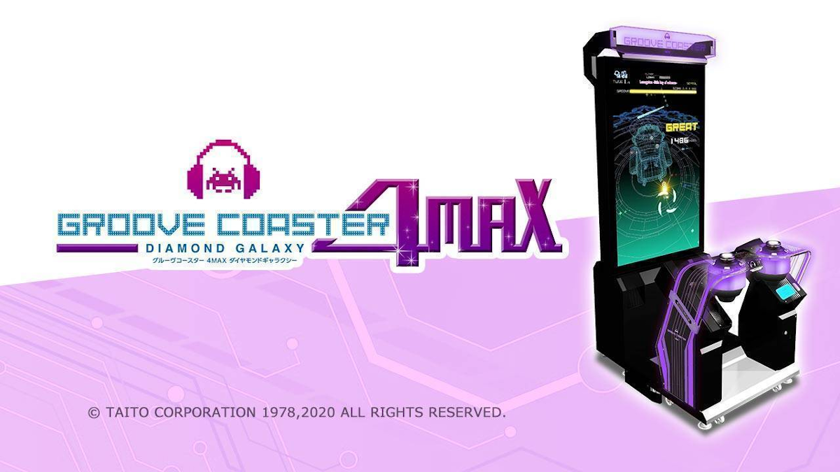 Groove Coaster 4MAX Diamond Galaxy arcade game going offline