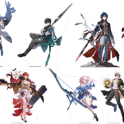 honkai star rail acrylic standees