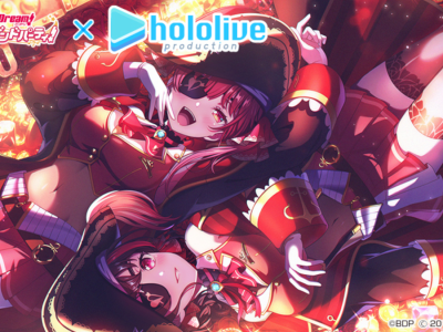 Houshou Marine in Hololive BanG Dream Girls Band Party collab