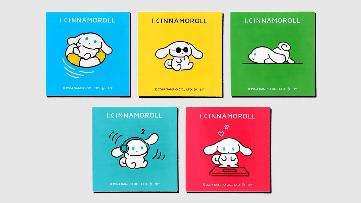 I Cinnamoroll pop-up store stickers