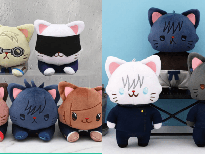 jujutsu kaisen cat plushes