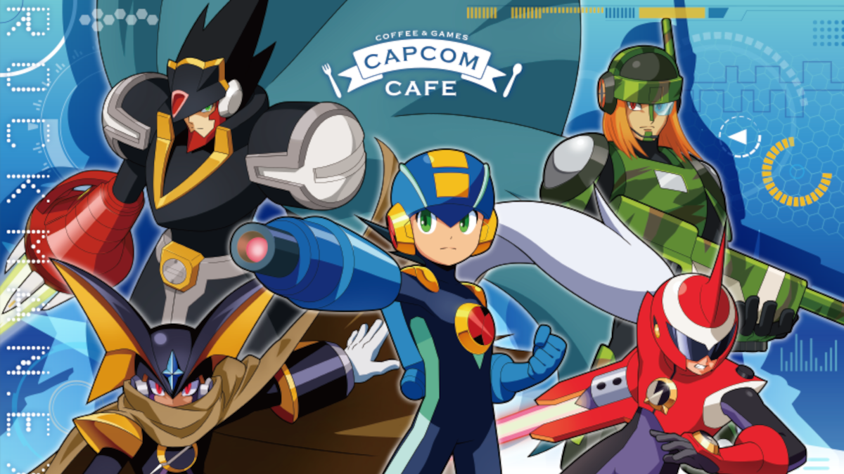 Mega Man Battle Network in Capcom Cafe