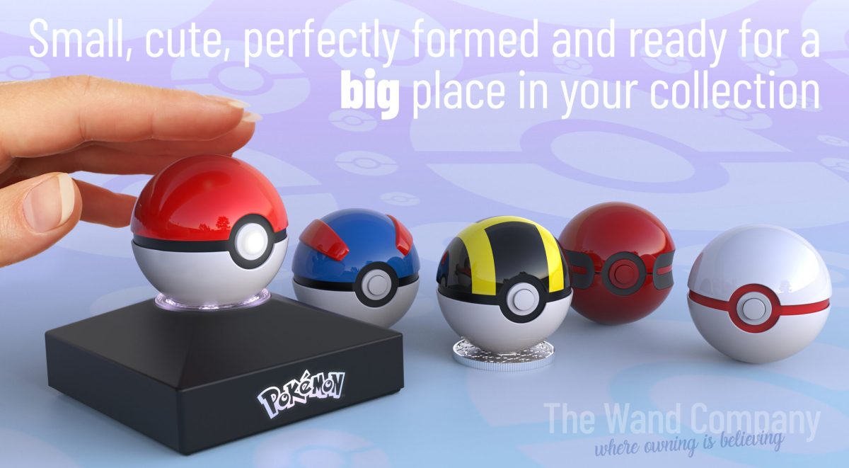 The Wand Company announced a line of mini Poke Ball replicas, with the first one being the original, standard model in February 2024.