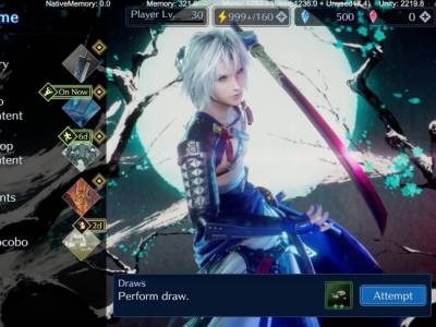 See the FFVII Ever Crisis Cloud and Sephiroth New Year’s Wallpapers