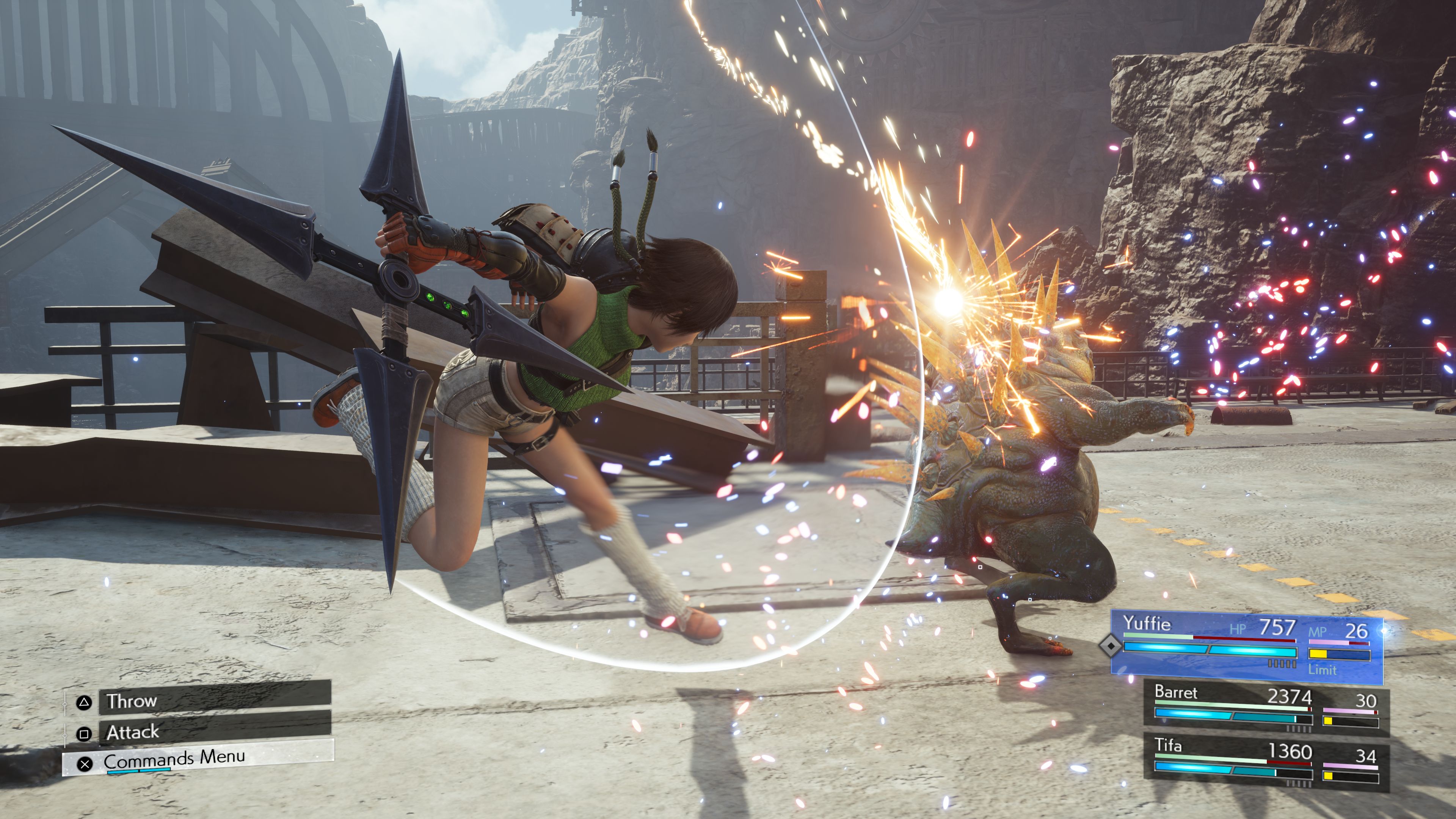 Скриншоты Юффи Final Fantasy VII Rebirth подчеркивают атаку ее двойника