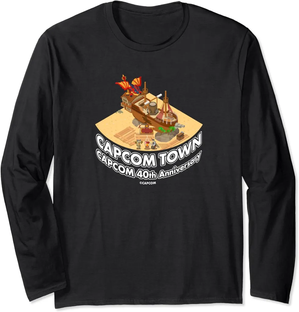 Capcom Amazon apparel - Monster Hunter Capcom Town long sleeved T-shirt