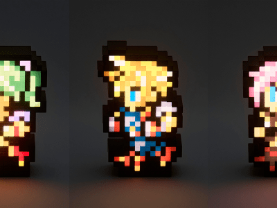 Final Fantasy Record Keeper Terra Cloud Lightning sprite lights