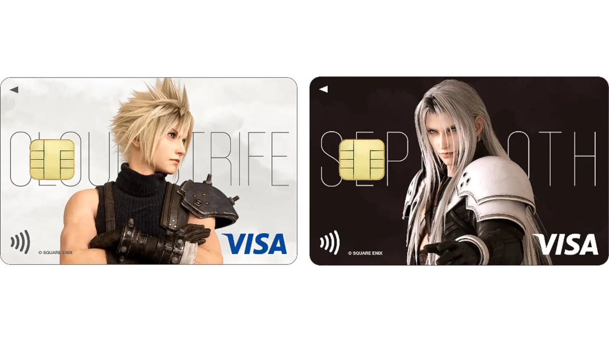 Final Fantasy VII FFVII Rebirth credit cards by Epos Card