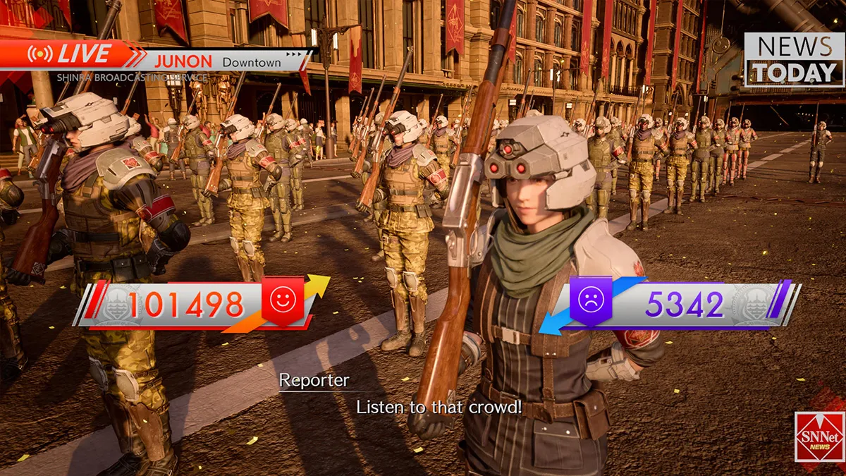 Screenshot of Parade Final Fantasy VII Rebirth