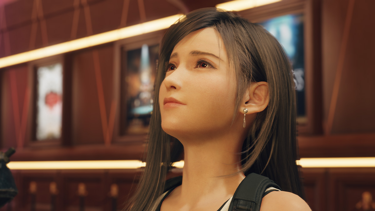 Screenshot of Tifa in Final Fantasy VII Rebirth