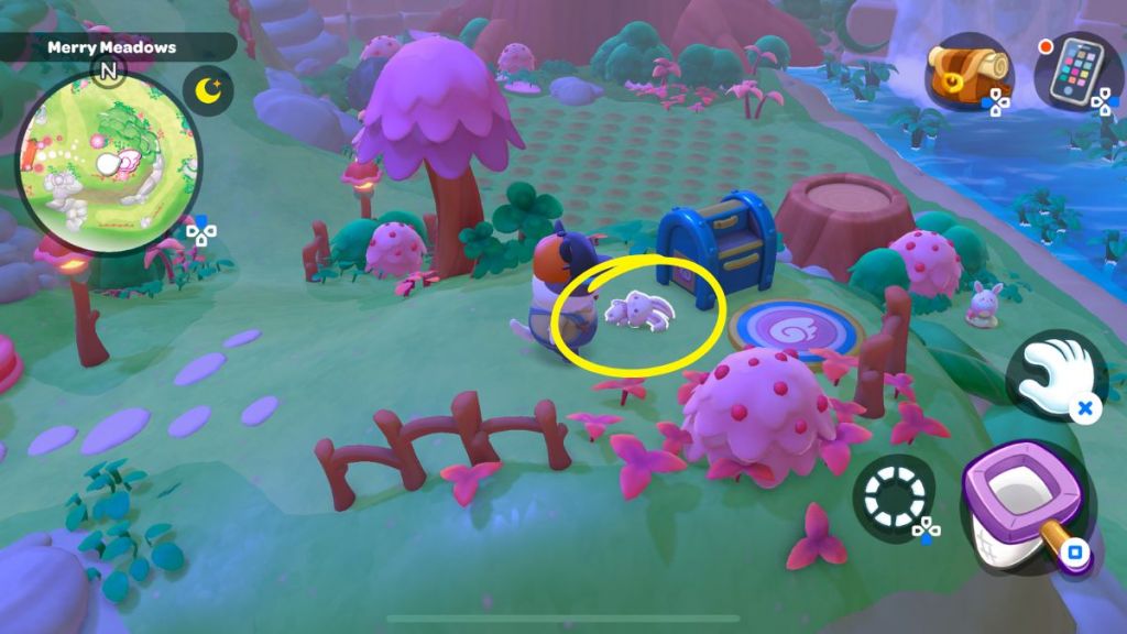 Screenshot of the Lost Doll location