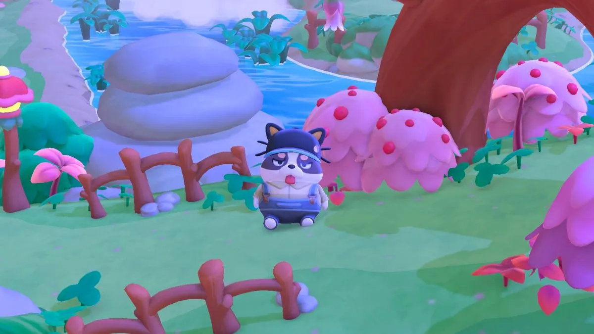 Screenshot of Merry Meadows in Hello Kitty Island Adventure