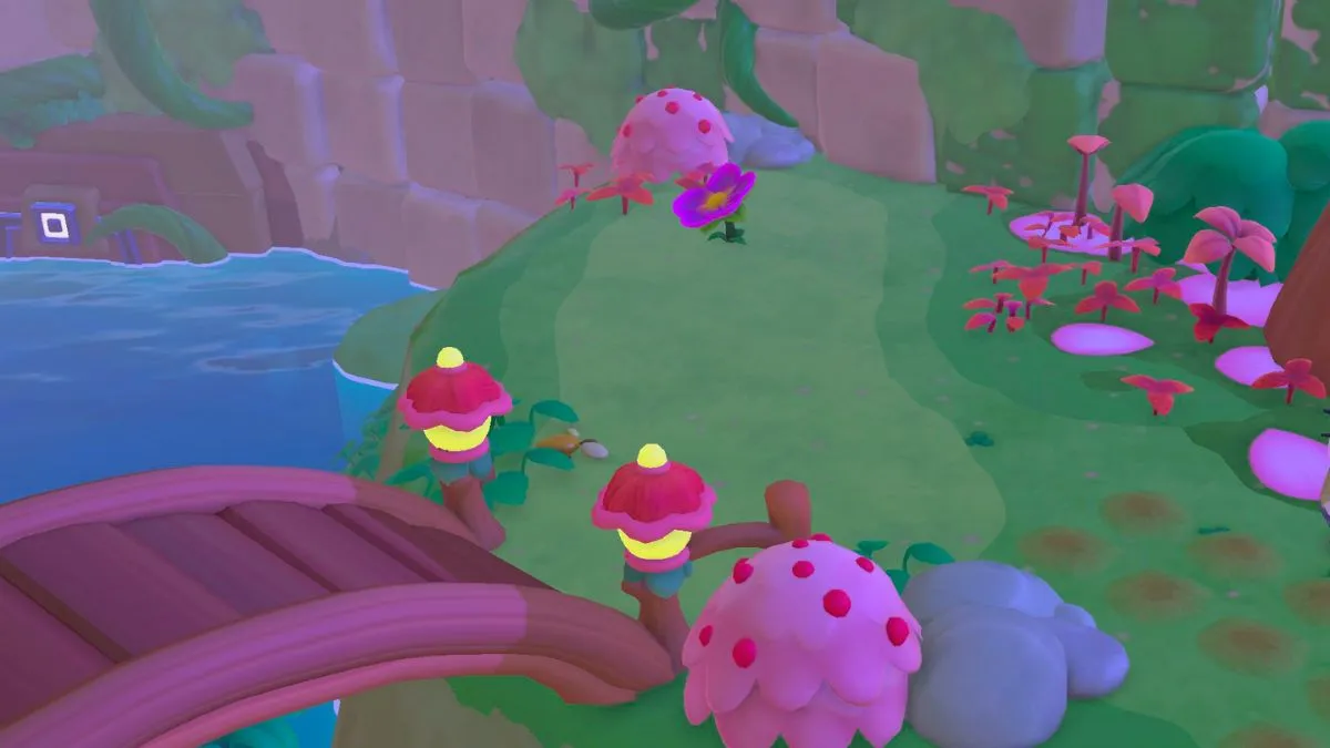 Screenshot of Merry Meadows in Hello Kitty Island Adventure