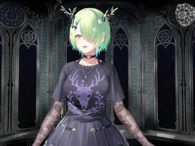 Hololive Vtubers Fauna and Mumei Go Goth and Emo in New Costumes