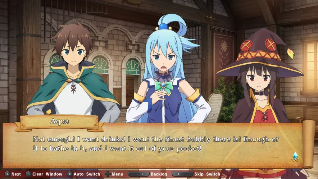 Konosuba: Love for These Clothes of Desire is Humorous and Raunchy