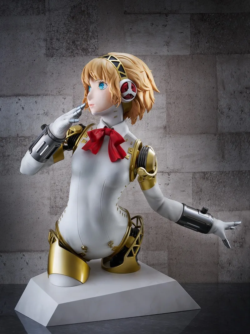 Life-size Persona 3 Aigis bust figure - front