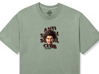 Like a Dragon Anti Social Social Club Clothing Based on Yakuza Characters