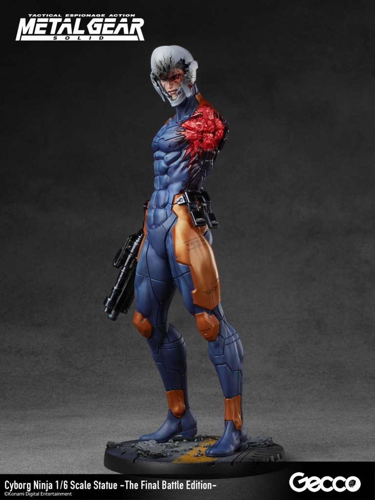 Metal Gear Solid Cyborg Ninja final battle statue - front left